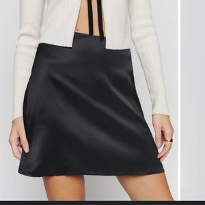 Reformation Benson Silk Skirt